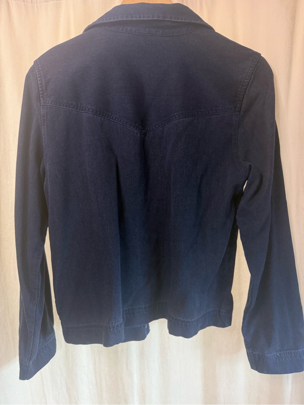 Classic Women's Dark Blue Denim Jacket - Unbranded - Picture 7 of 8